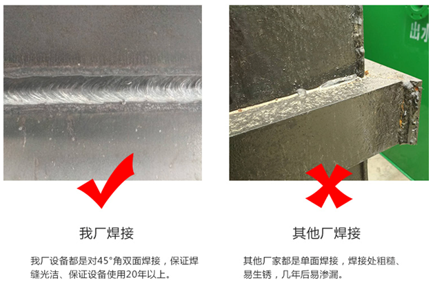 中僑環(huán)境一體化污水處理設備焊接工藝